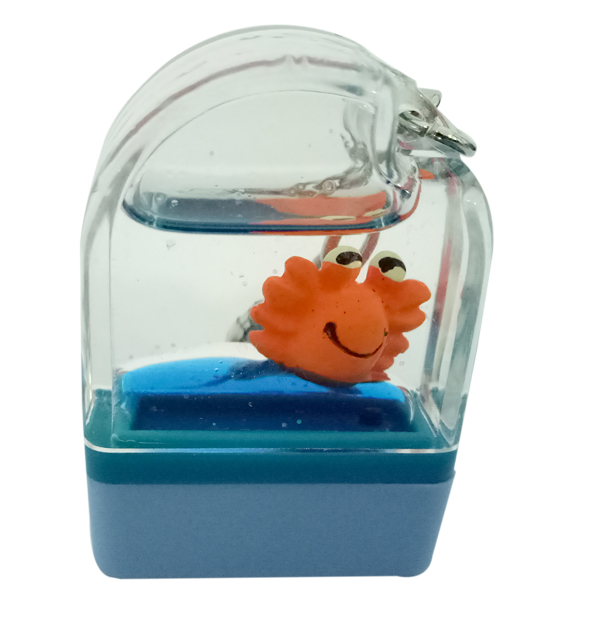 Cartoon QQ Stamp Holder - Blue Crab